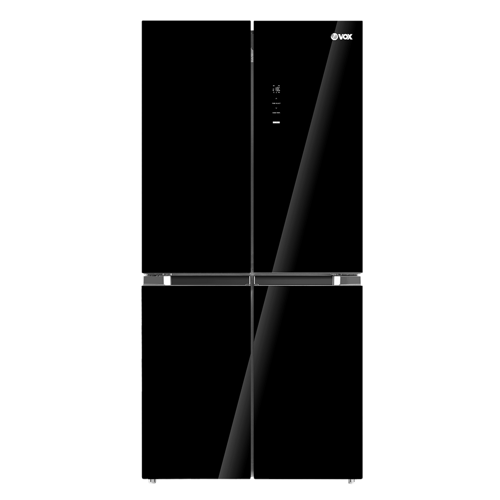 Vox 4 door Refrigerators Black Glass Inverter